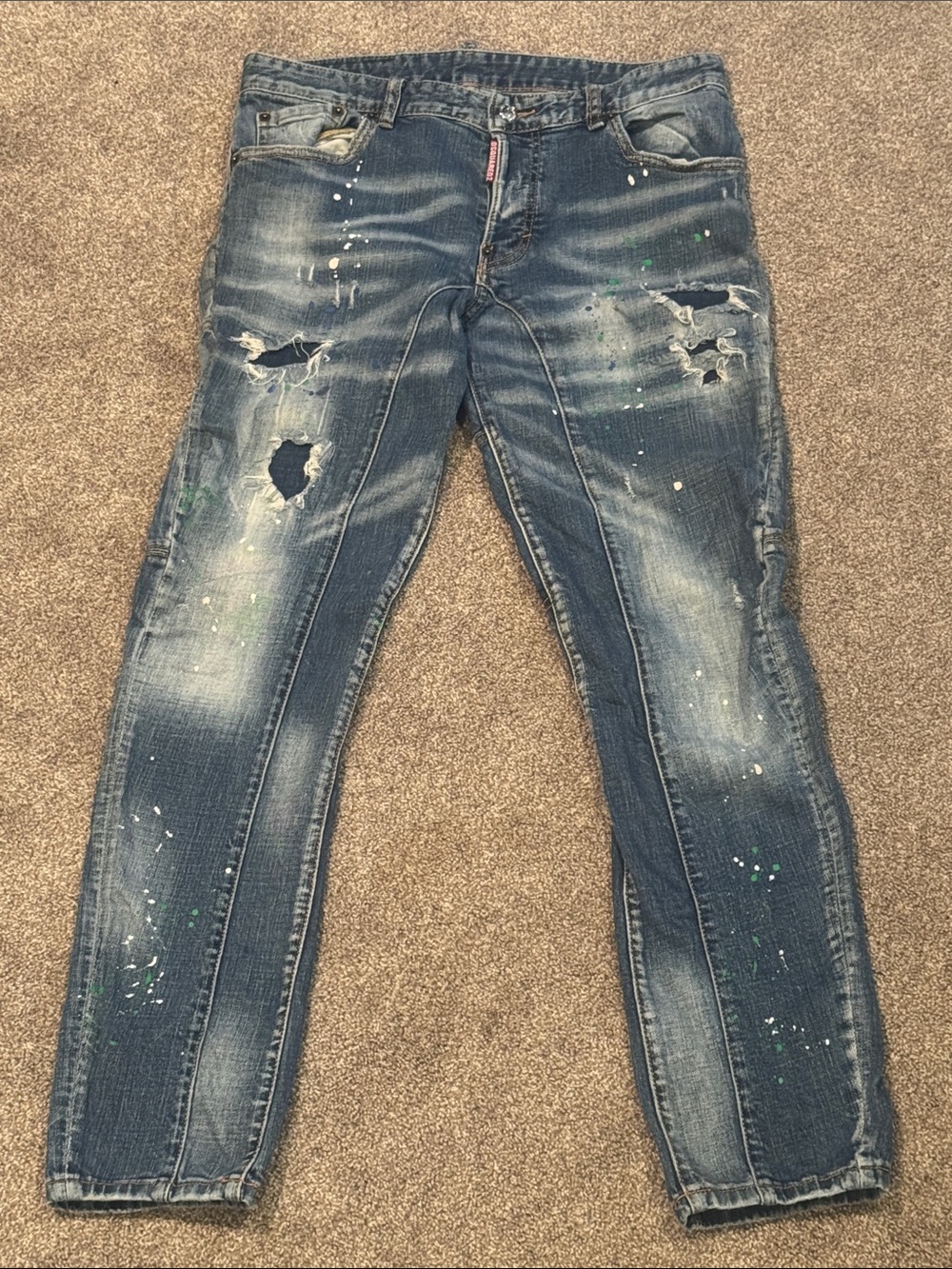DSQUARED2 Classic Kenny Twist Denim Jeans